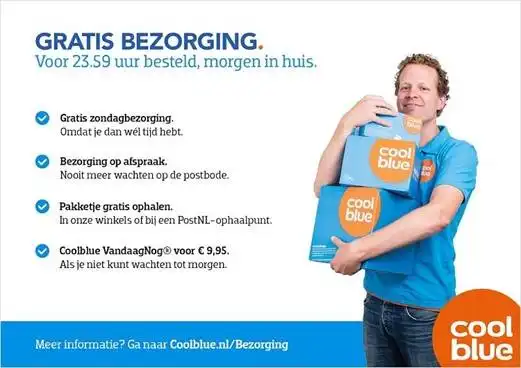 8 tips om je webshop onverslaanbaar te maken. - nomaxx Afbeelding coolblue een goed voorbeeld van personalisatie - nomaxx